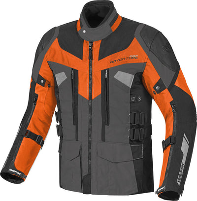 Berik Striker waterproof 3in1 Motorcycle Textile Jacket#color_dark-grey-black-orange