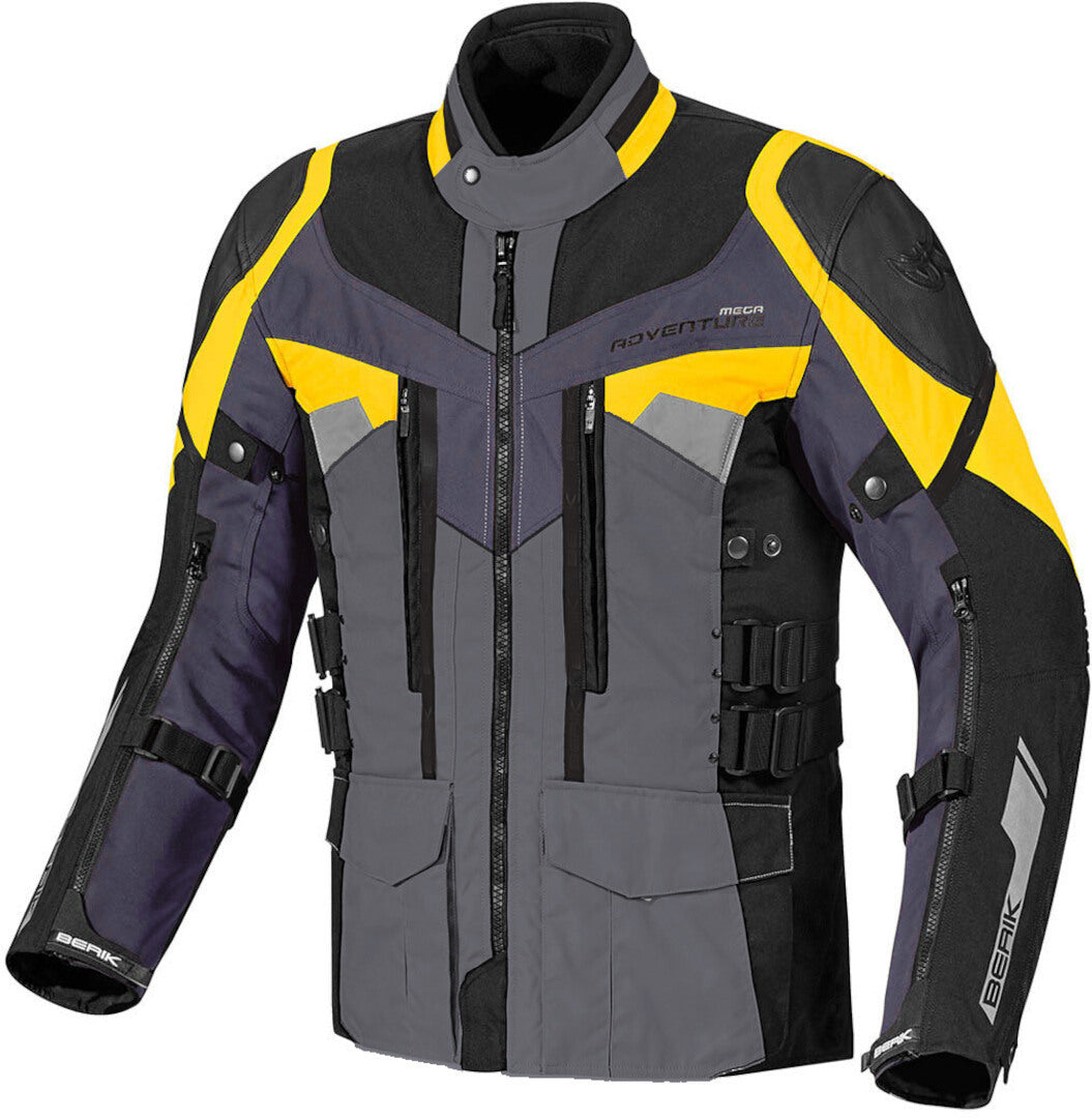 Berik Striker waterproof 3in1 Motorcycle Textile Jacket#color_yellow-black