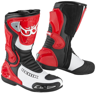 Berik Losail Motorcycle Boots#color_red