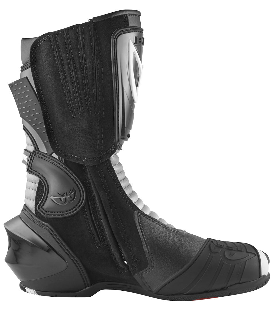 Berik Race-X EVO Motorcycle Boots#color_black-white-grey