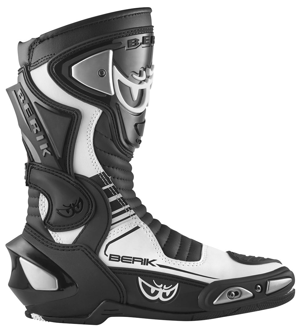 Berik Race-X EVO Motorcycle Boots#color_black-white