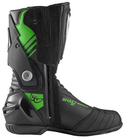 Berik Shaft 3.0 Motorcycle Boots#color_black-green