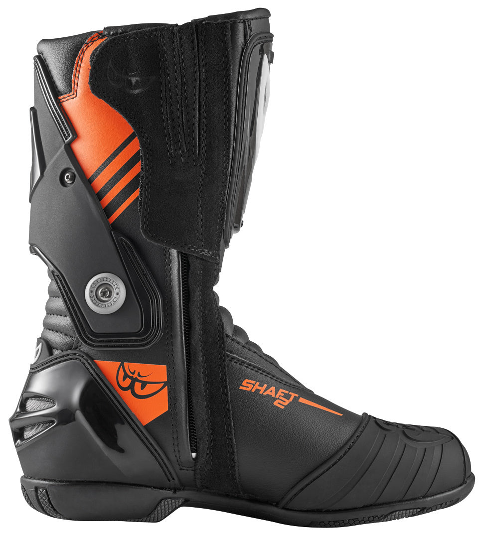 Berik Shaft 3.0 Motorcycle Boots#color_black-orange