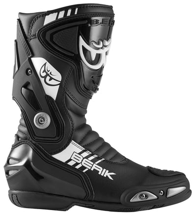 Berik Shaft 3.0 Motorcycle Boots#color_black-white