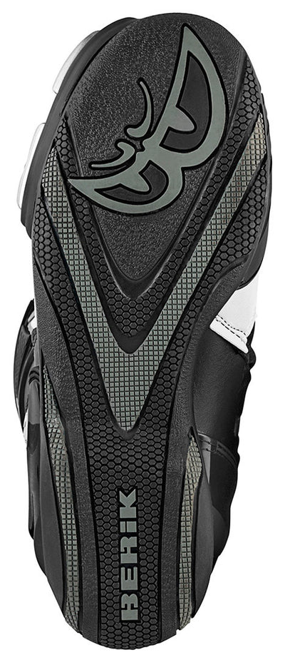 Berik Donington Motorcycle Boots#color_black-white