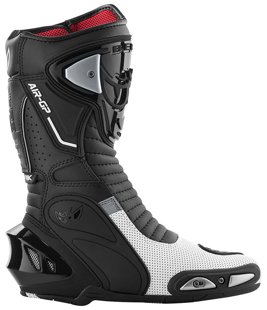 Berik Cartagena Air Motorcycle Boots#color_black-white