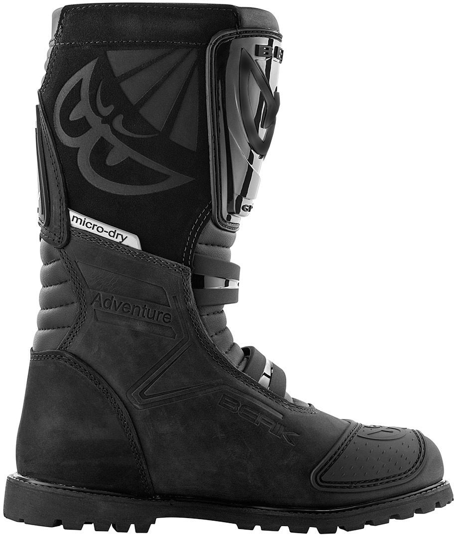 Berik All Terrain Adventure Waterproof Motorcycle Boots#color_black