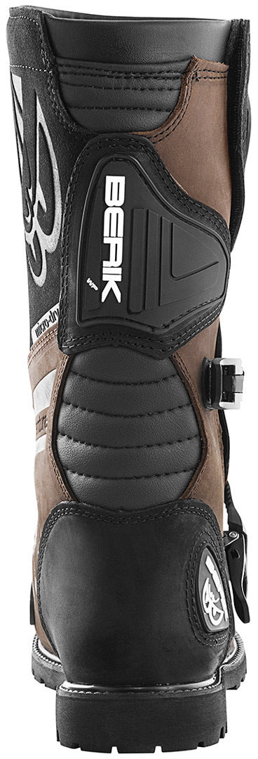 Berik All Terrain Adventure Waterproof Motorcycle Boots#color_brown