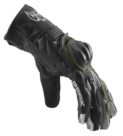 Berik Nador Motocycle Gloves#color_black-green