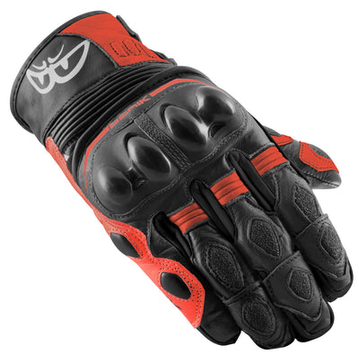 Berik Nador Motocycle Gloves#color_black-neon-red