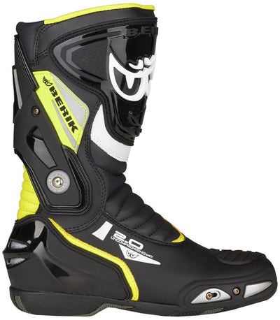 Berik Shaft 2.0 Motorcycle Boots#color_black-yellow