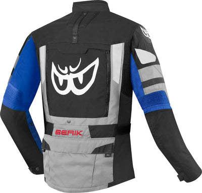 Berik Dakota Waterproof 3in1 Motorcycle Textile Jacket#color_black-grey-blue