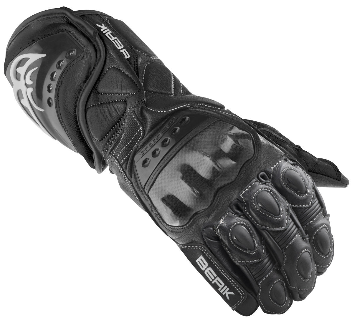 Berik TX-1 Motorcycle Gloves#color_black-blue