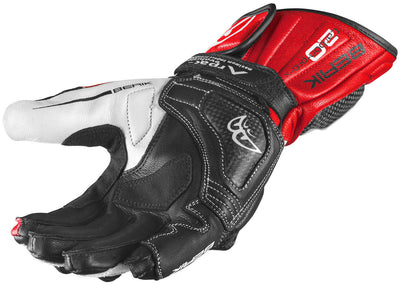 Berik TX-1 Pro Motorcycle Gloves#color_black-white-red