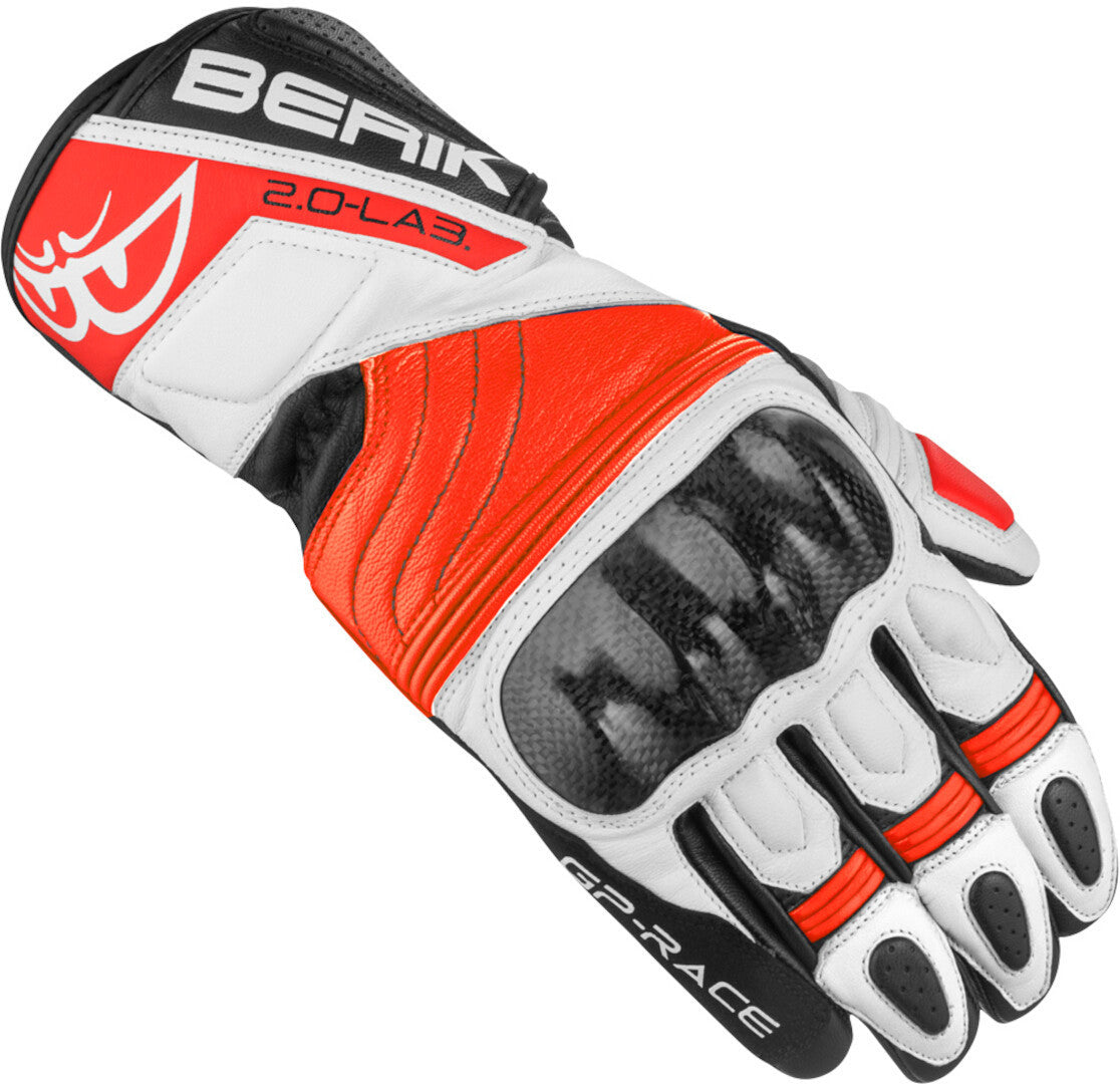 Berik Zoldar Ladies Motorcycle Gloves#color_black-red