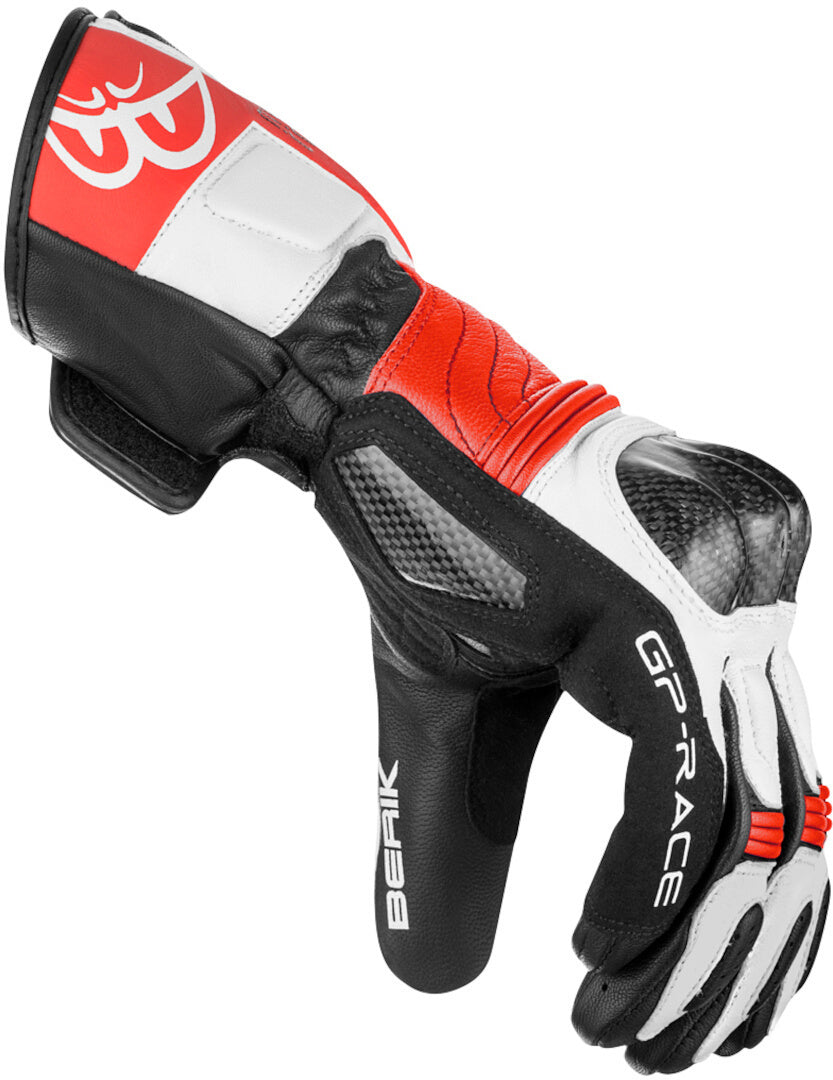 Berik Zoldar Ladies Motorcycle Gloves#color_black-red