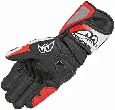 Berik MIsano Motorcycle Gloves#color_black-red-white