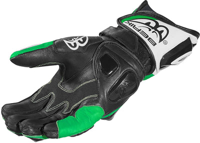 Berik MIsano Motorcycle Gloves#color_black-green
