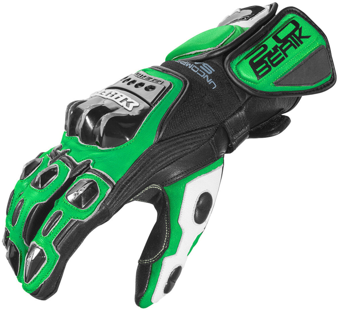 Berik MIsano Motorcycle Gloves#color_black-green