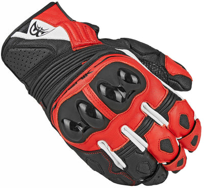 Berik Sprint Motorcycle Gloves#color_black-red