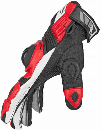 Berik Sprint Motorcycle Gloves#color_black-red