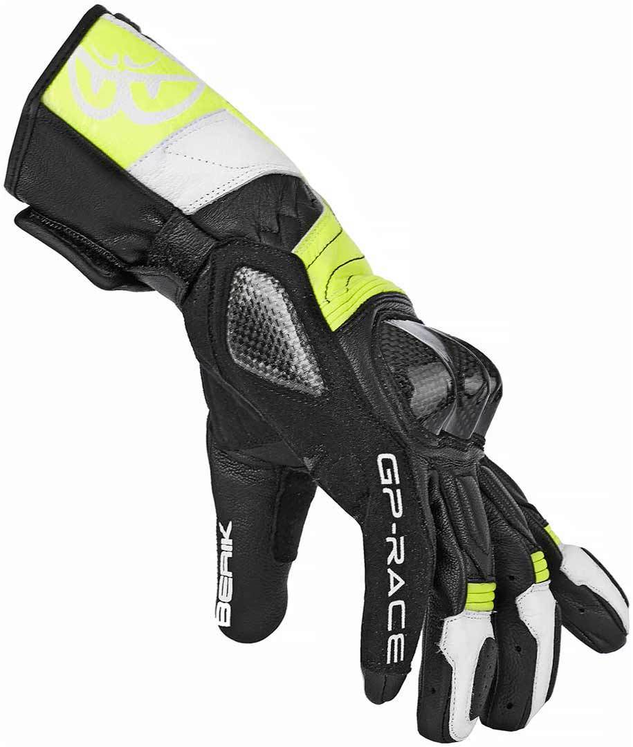 Berik Zoldar Motorcycle Gloves#color_black-yellow