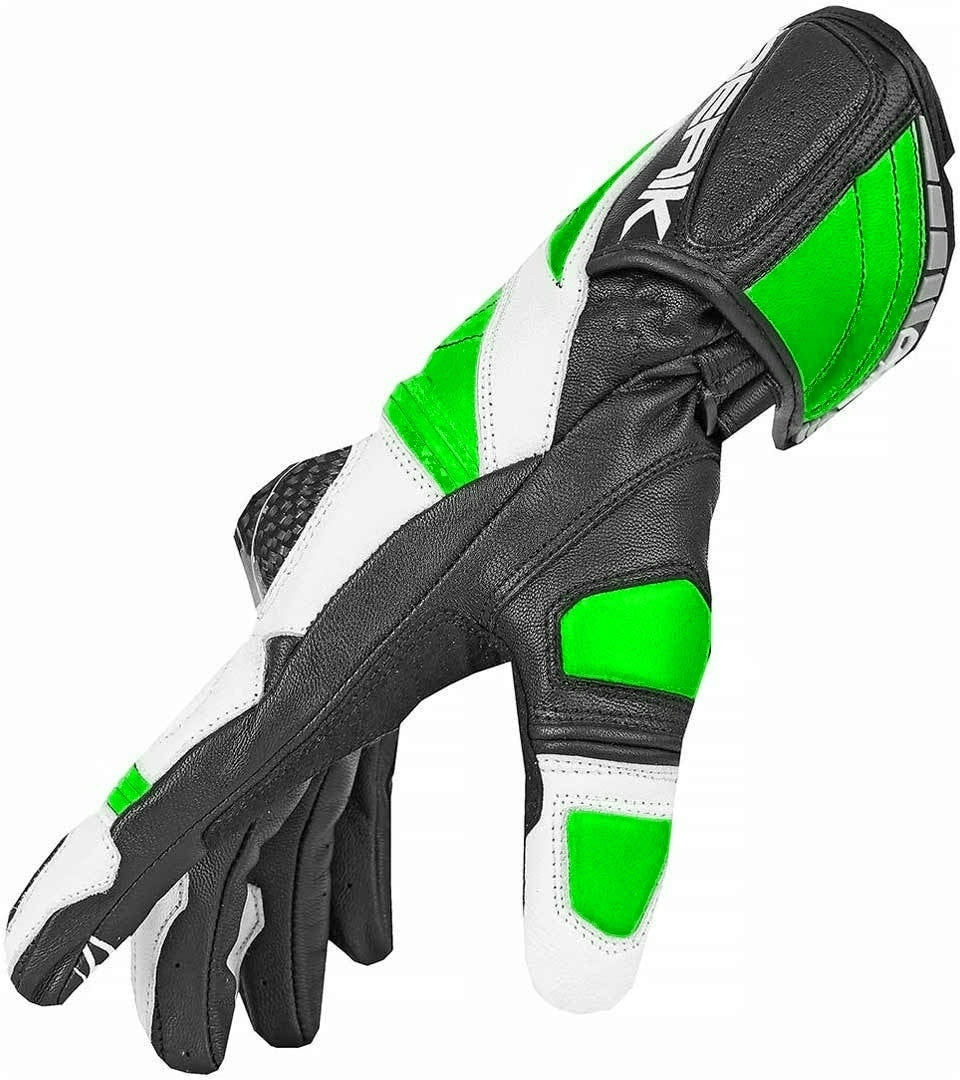 Berik Zoldar Motorcycle Gloves#color_black-green-white