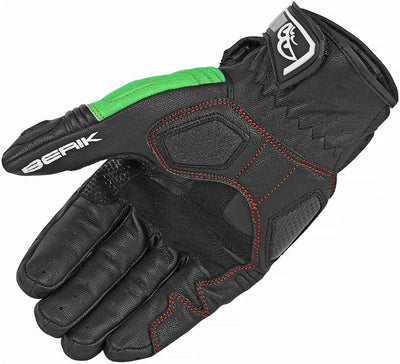 Berik NexG Motorcycle Gloves#color_black-white-green