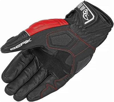 Berik NexG Motorcycle Gloves#color_black-white-red