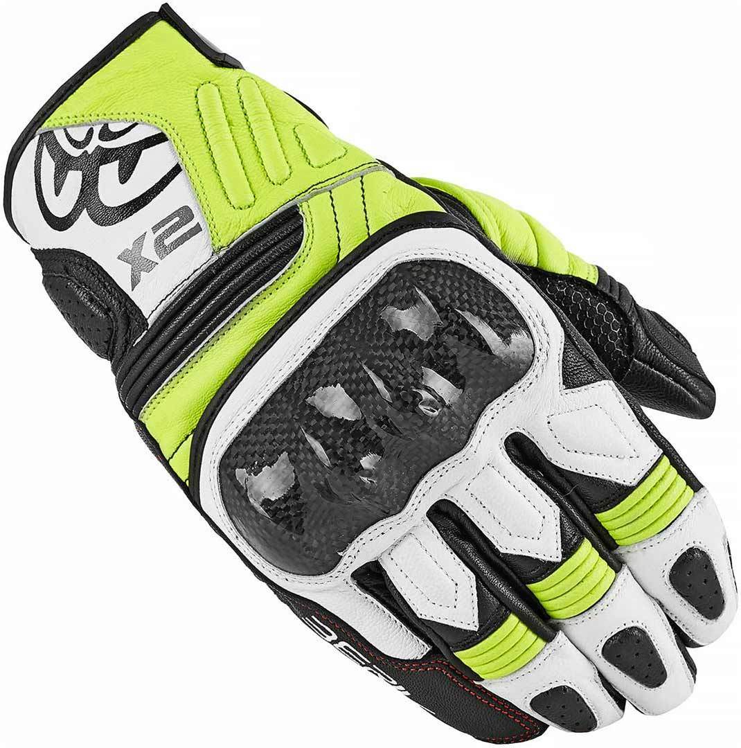 Berik NexG Motorcycle Gloves#color_black-white-yellow