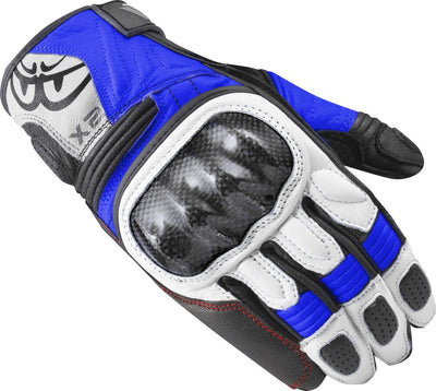 Berik LDX Ladies Motorcycle Gloves#color_black-white-blue