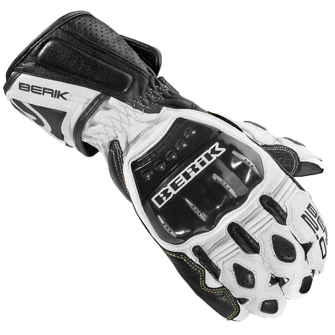 Berik Segullo Motorcycle Gloves#color_white-black