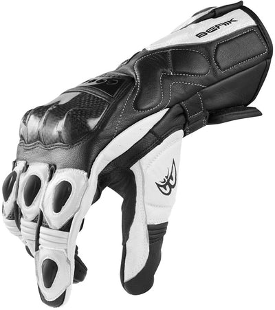 Berik TX-1 Motorcycle Gloves#color_black-white