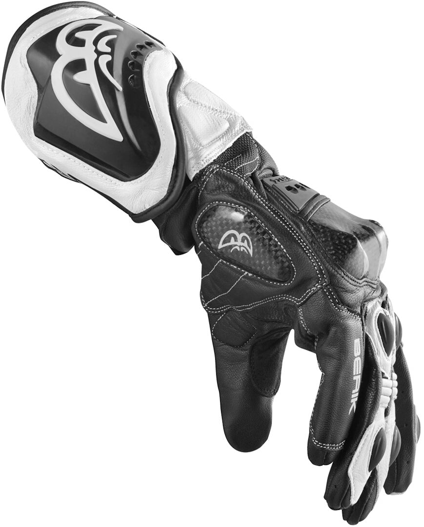 Berik TX-1 Motorcycle Gloves#color_black-white