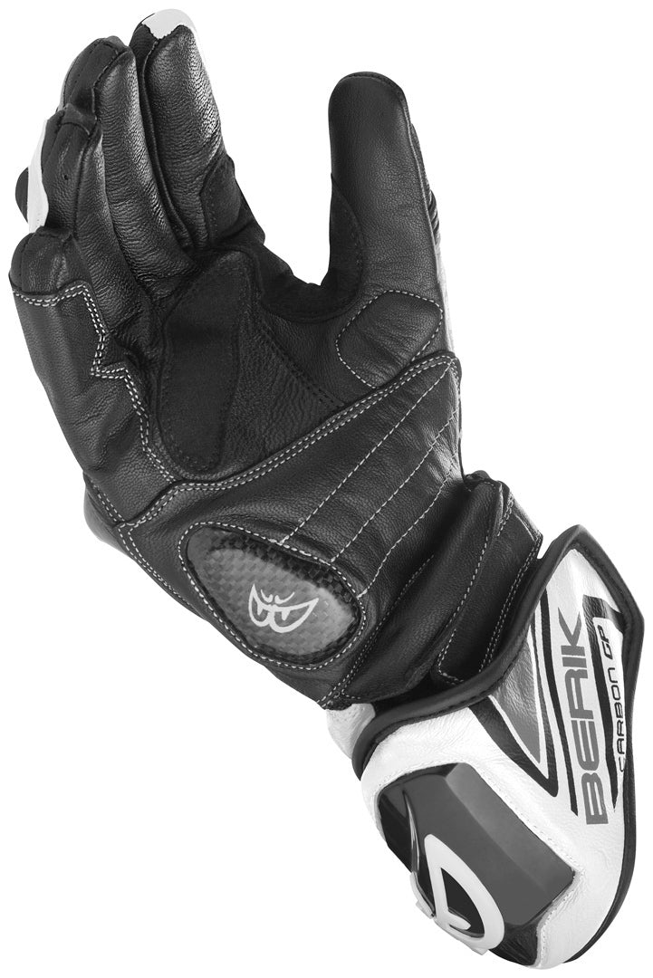 Berik TX-1 Motorcycle Gloves#color_black-white