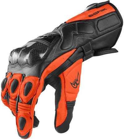 Berik TX-1 Motorcycle Gloves#color_black-red