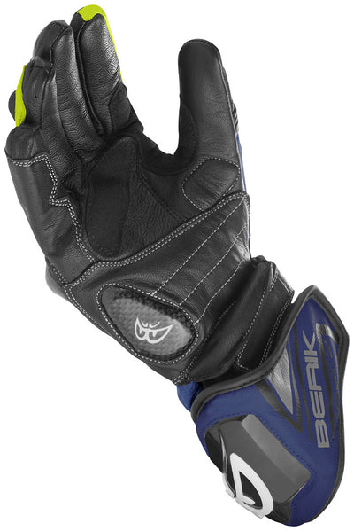 Berik TX-1 Motorcycle Gloves#color_black-blue