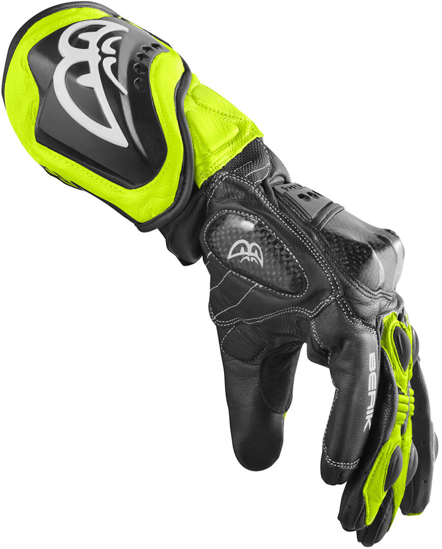 Berik TX-1 Motorcycle Gloves#color_black-neon