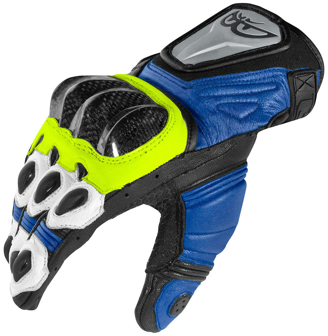 Berik Namib Motorcycle Gloves#color_black-white-blue