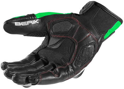 Berik Namib Motorcycle Gloves#color_black-white-green