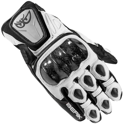 Berik Namib Motorcycle Gloves#color_black-white