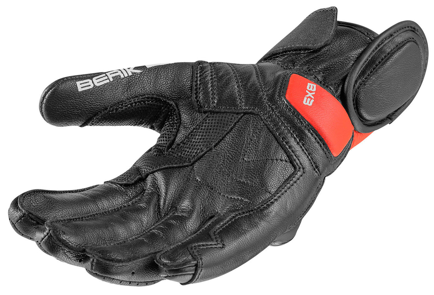 Berik TX-2 Motorcycle Gloves#color_red-black