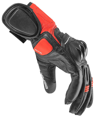 Berik TX-2 Motorcycle Gloves#color_red-black