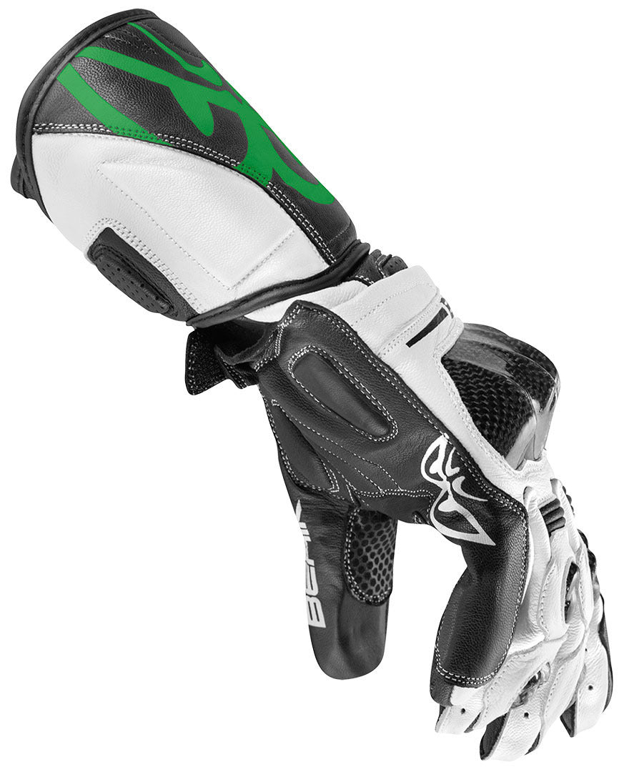 Berik 2.0 ST Motorcycle Gloves#color_black-green