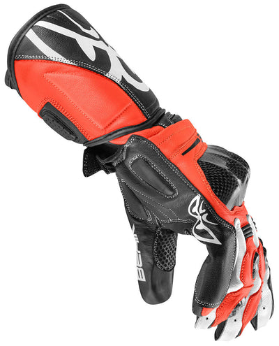 Berik 2.0 ST Motorcycle Gloves#color_red-black