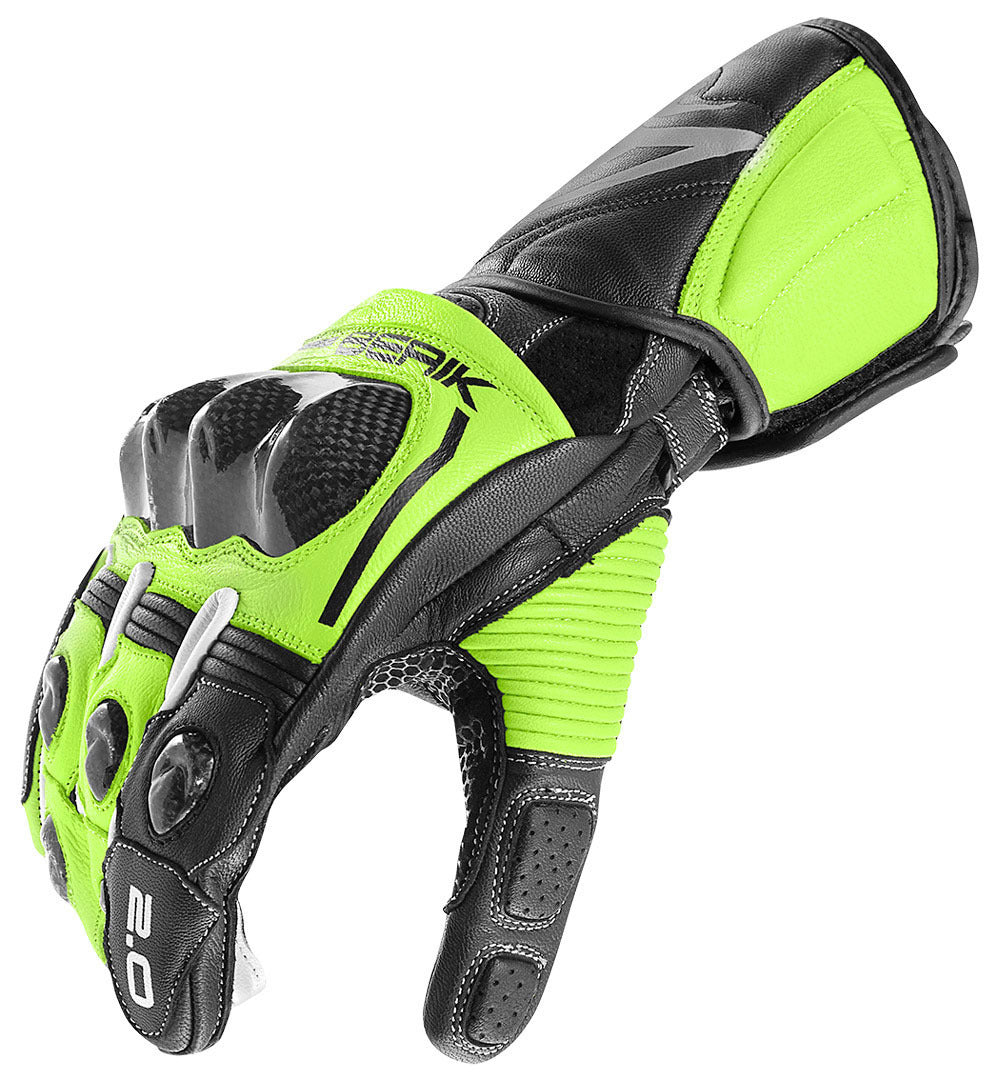 Berik 2.0 ST Motorcycle Gloves#color_yellow-black