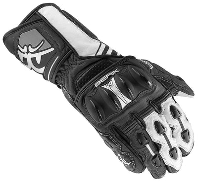 Berik Track Motorcycle Gloves#color_black-white