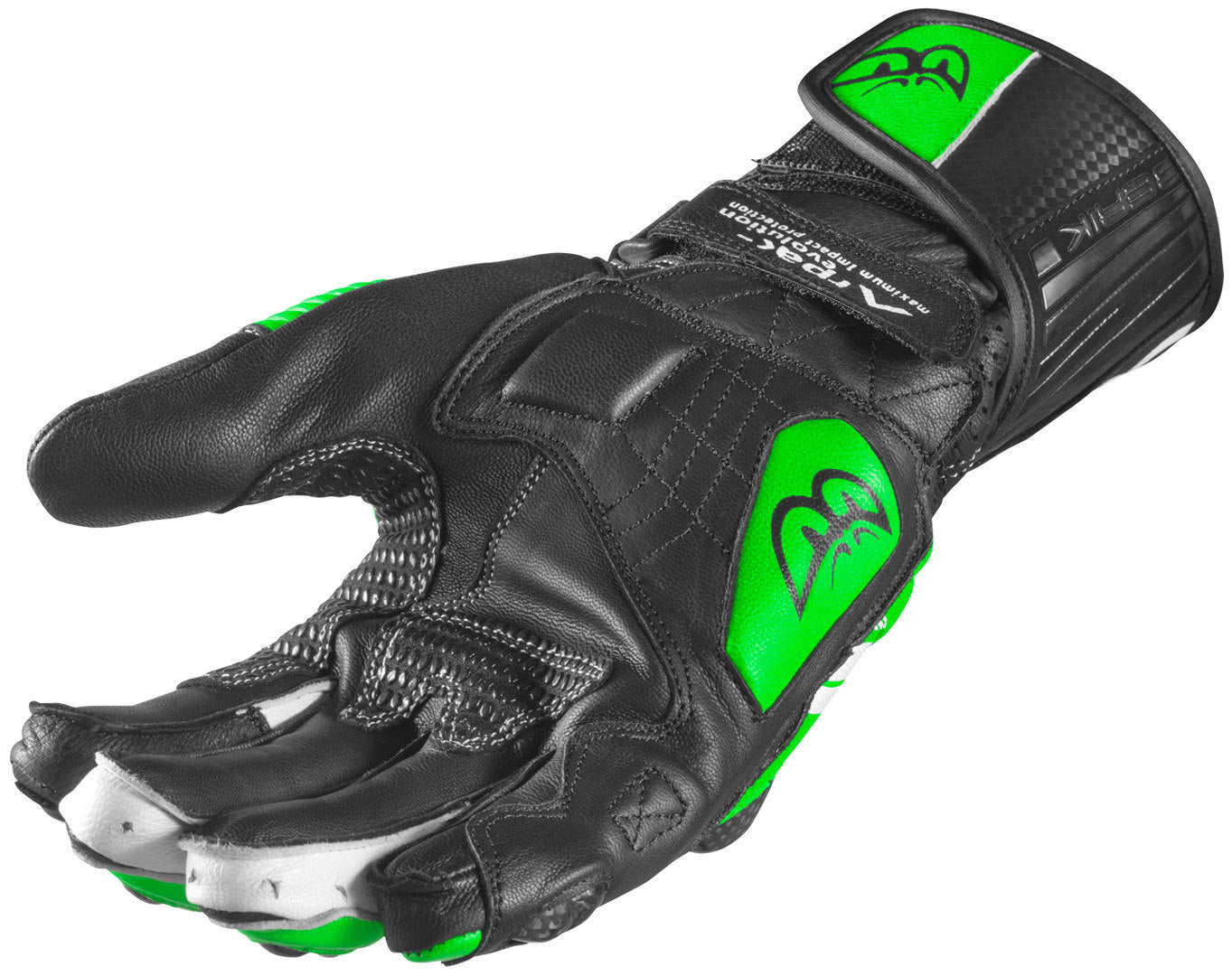 Berik ST-Evo Motorcycle Gloves#color_green-black