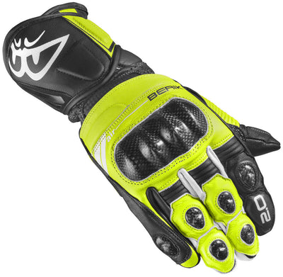 Berik ST-Evo Motorcycle Gloves#color_yellow-black