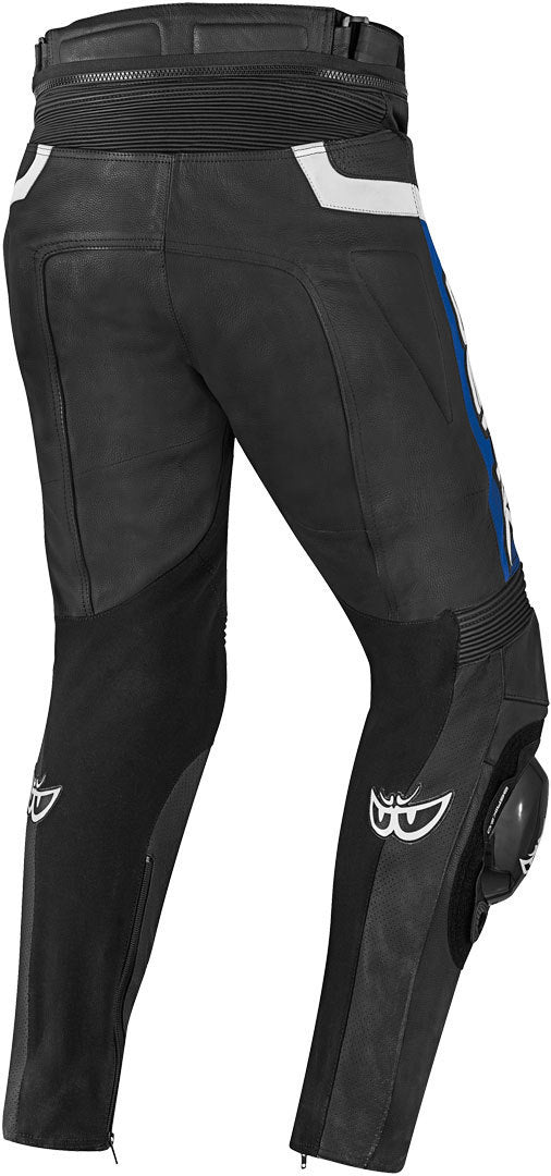 Berik Misle Motorcycle Leather Pants#color_black-blue-white